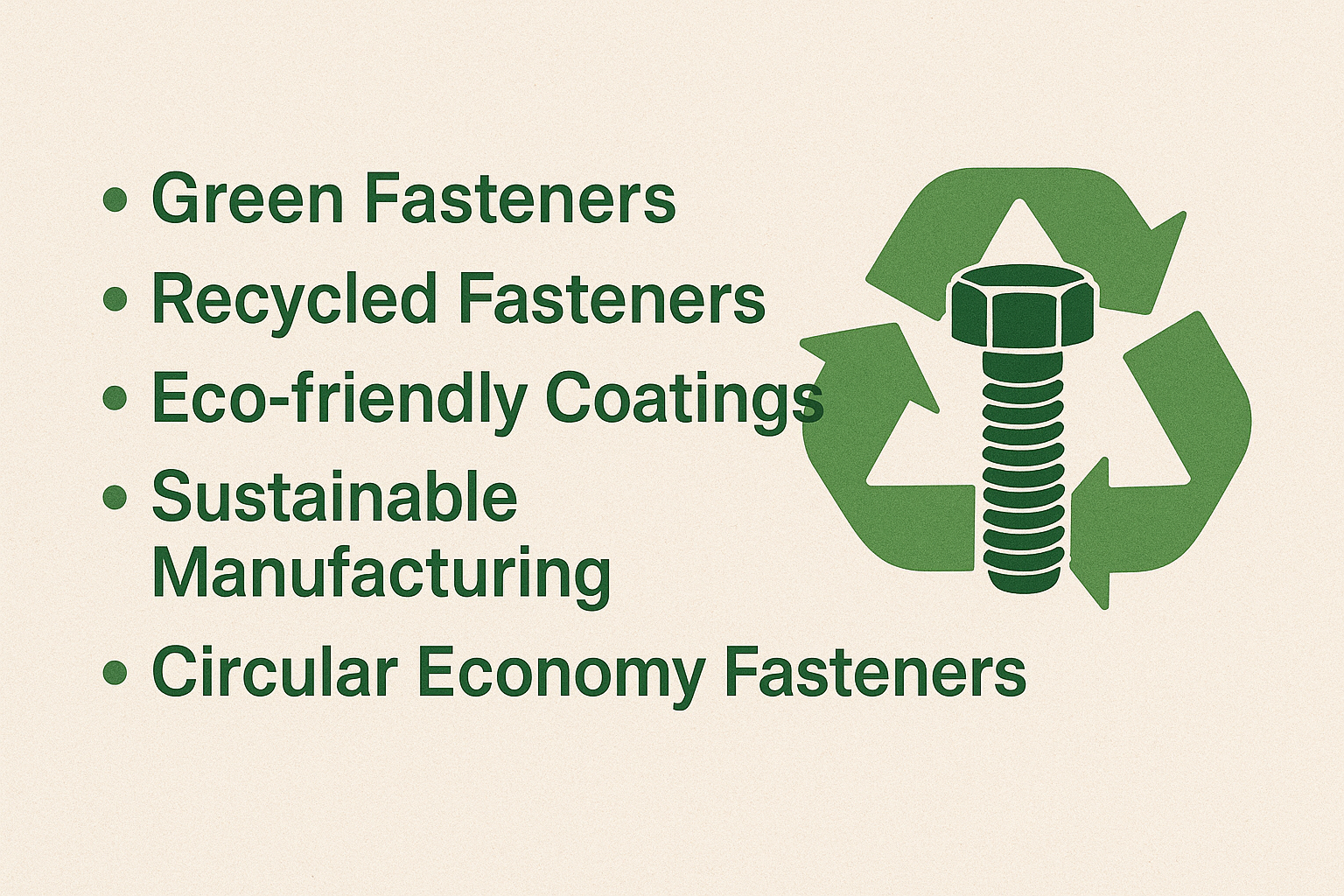 The Rise of Eco-Friendly Fasteners: What You Need to Know - Sustainable Apartment Fasteners