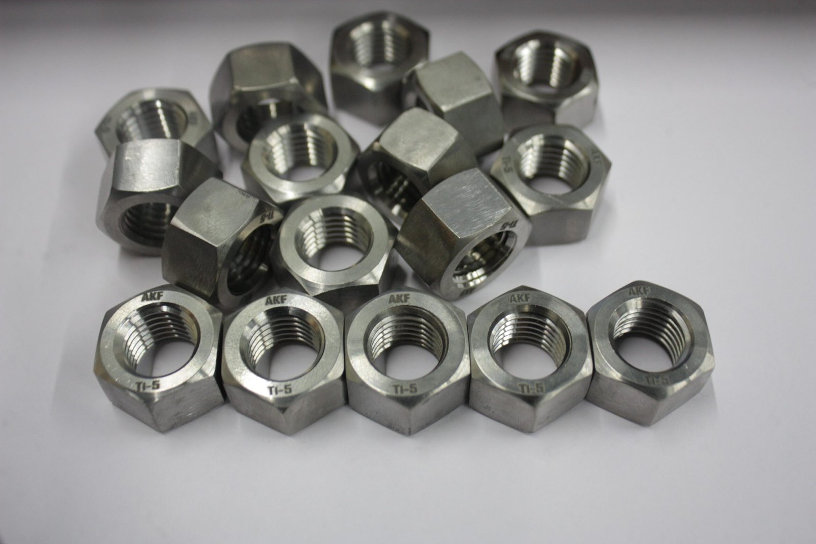 Titanium Ti-5 Hexagonal Nuts