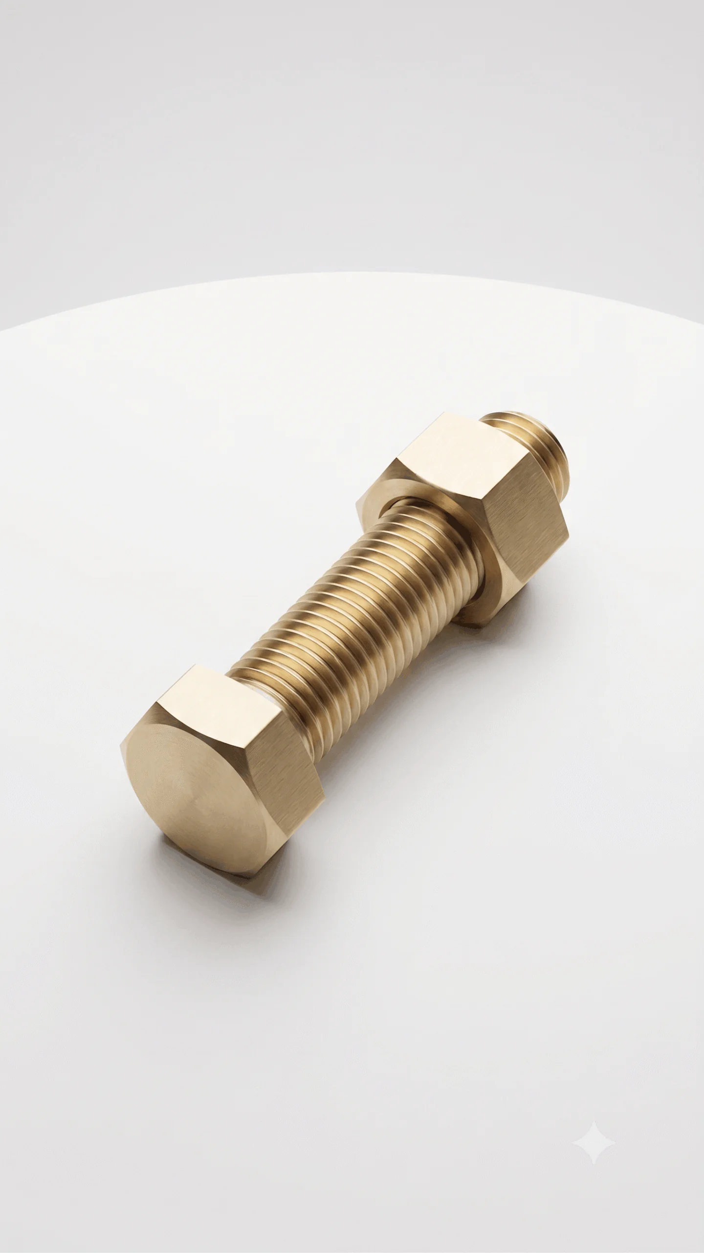 Brass Hex Bolt with Nut
