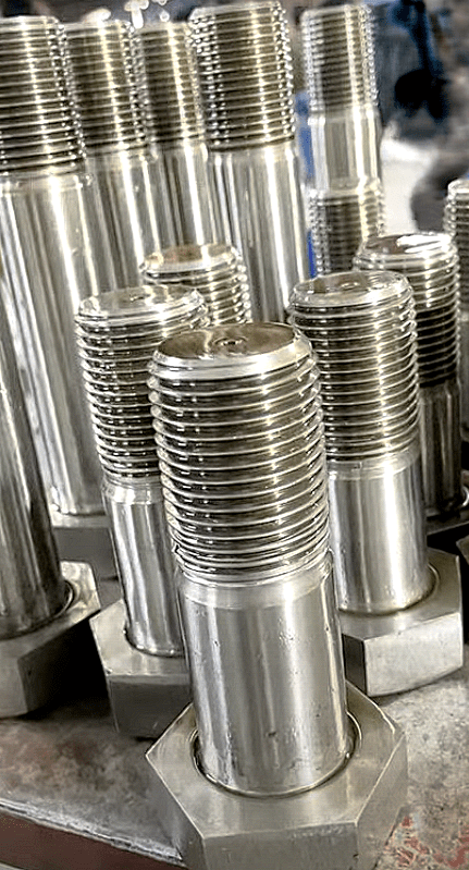 Stainless steel heavy hex bolts